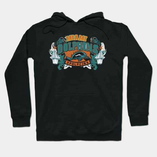 Miami Dolphins Hoodie by Pixy Official